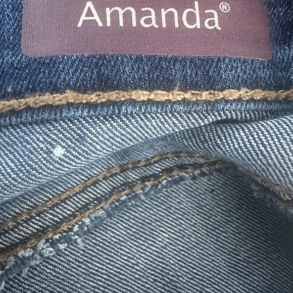 Gloria‎ Vanderbilt Classic Rise Tapered Leg Blue Women's Jeans Size 8P - Picture 12 of 14